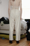 BASERANGE wide-leg pants TRCR-WS-SP24 UNDYED